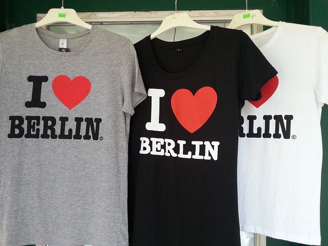 tričko s nápisem I Love Berlin